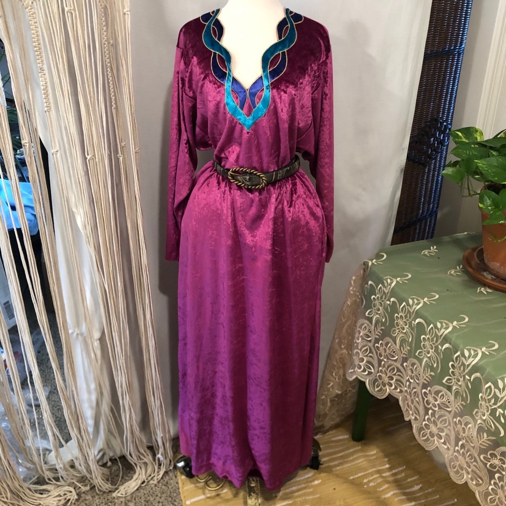 (VNTG) 70’s Oscar de la renta caftan